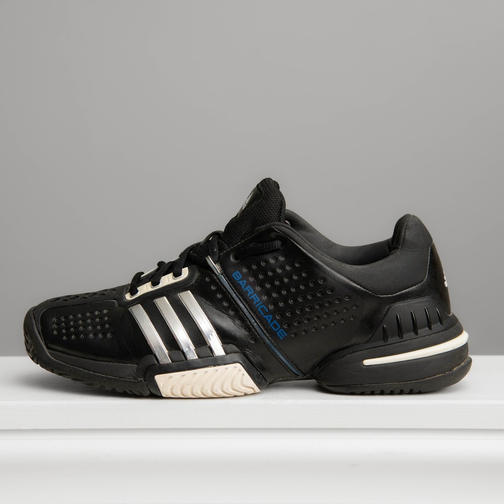 Adidas Barricade 6.0 Tennis Shoes Sz 11 Black Futuristic Y2K Cyber Performance